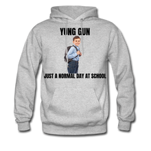 Load image into Gallery viewer, YUNG GUN Normal Day Hoodie - heather gray
