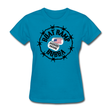 Load image into Gallery viewer, Barbwire Women&#39;s Tee - turquoise
