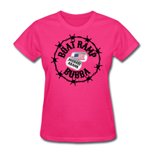 Load image into Gallery viewer, Barbwire Women&#39;s Tee - fuchsia
