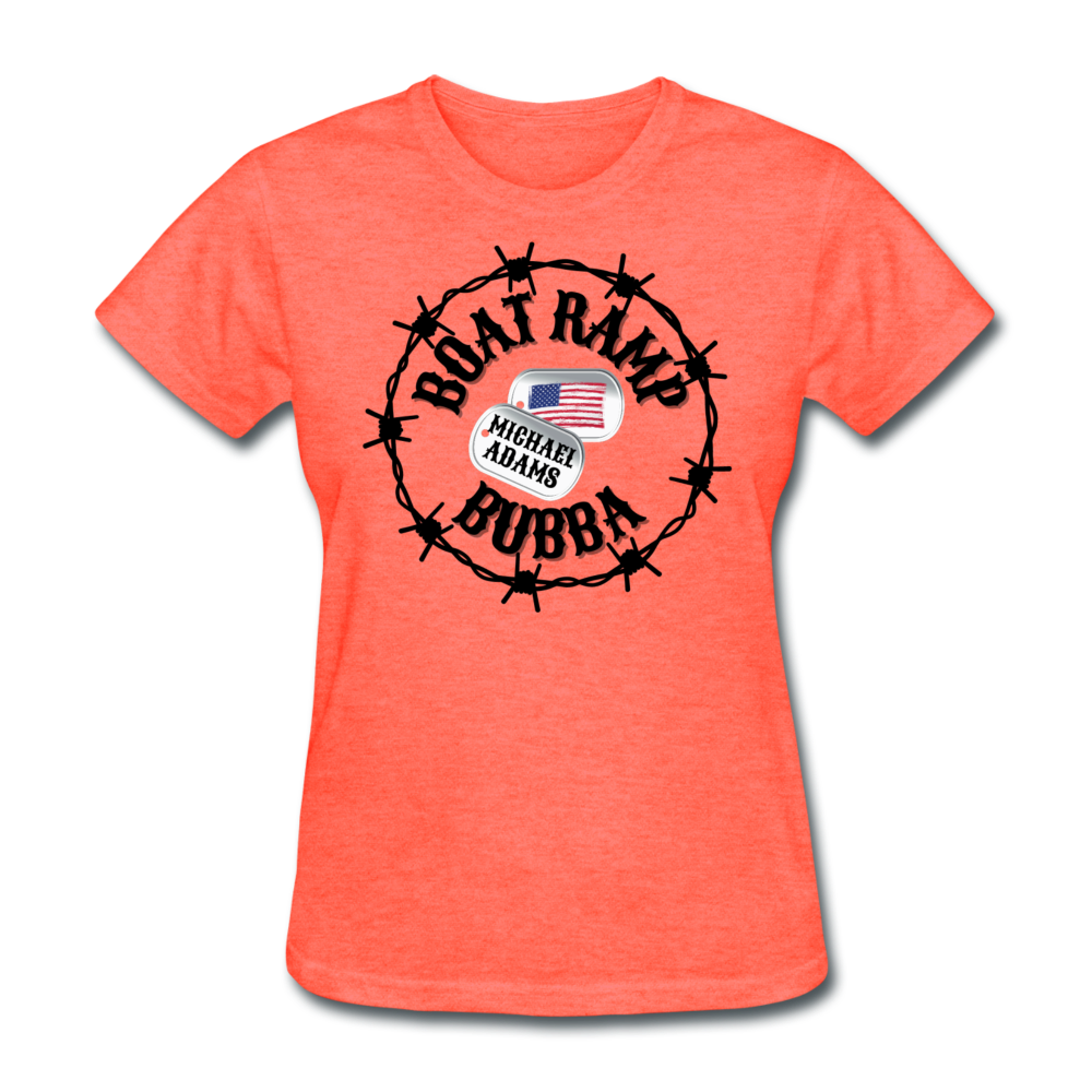 Barbwire Women's Tee - heather coral