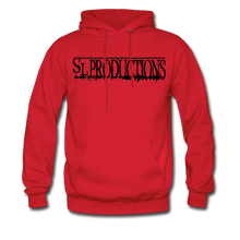 Load image into Gallery viewer, Black Logo Hoodie - red
