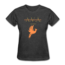Load image into Gallery viewer, A.V.A Women&#39;s Tee - heather black
