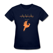 Load image into Gallery viewer, A.V.A Women&#39;s Tee - navy
