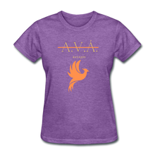 Load image into Gallery viewer, A.V.A Women&#39;s Tee - purple heather
