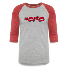 Load image into Gallery viewer, #BRB Baseball Tee - heather gray/red

