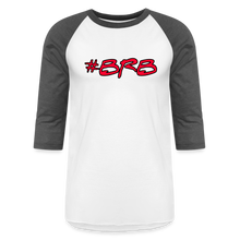Load image into Gallery viewer, #BRB Baseball Tee - white/charcoal
