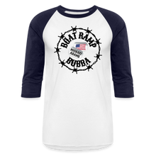Load image into Gallery viewer, Barbed Wire Tee - white/navy
