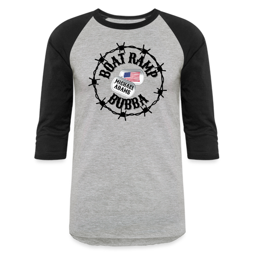 Barbed Wire Tee - heather gray/black