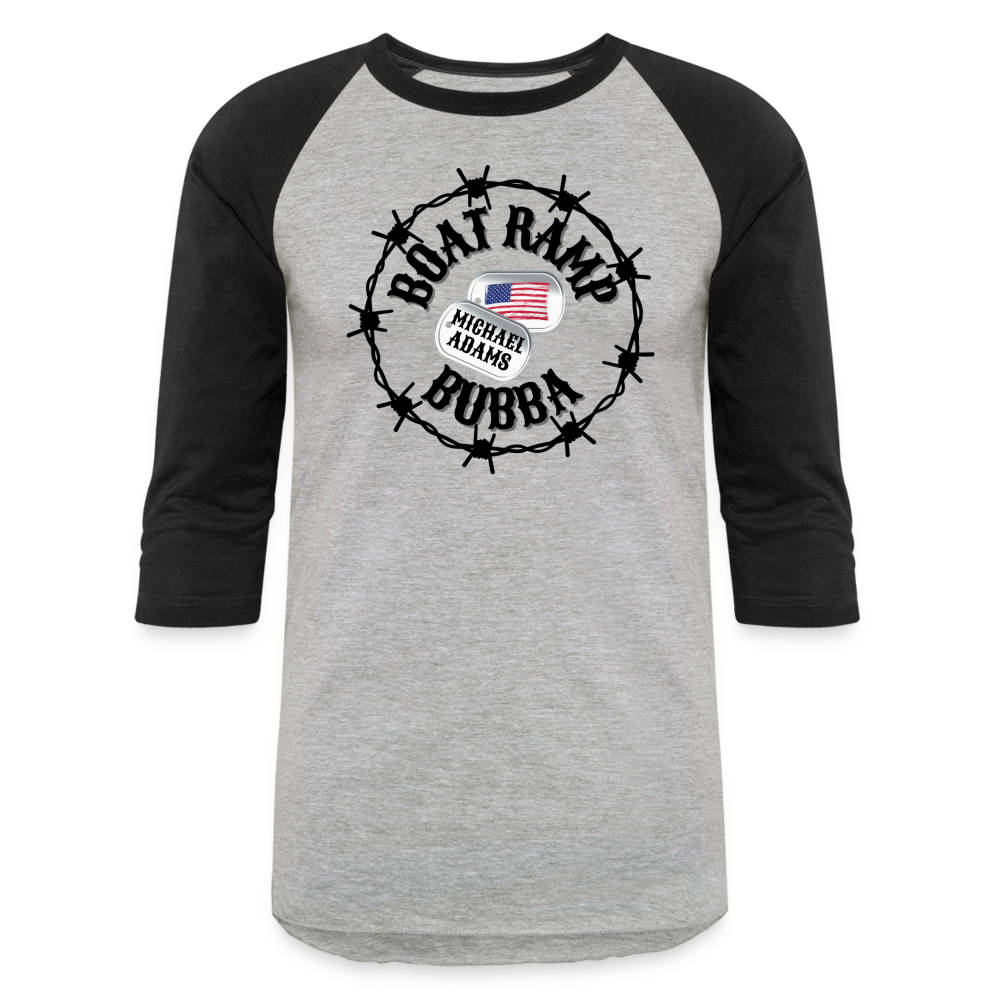 Barbed Wire Tee - heather gray/black